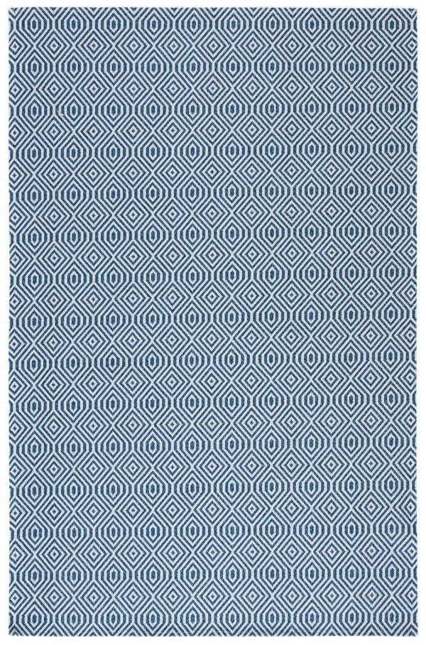 Augustine 400 Augustine 401  Power Loomed 62.5%Coton, 33.9%Polyester, 3.6%Viscose Rug Navy / Light Grey