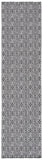 Augustine 400 Augustine 402  Power Loomed 65.0%Coton, 30.4%Polyester, 4.6%Viscose Rug Black / Light Grey