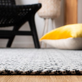 Augustine 400 Augustine 402  Power Loomed 65.0%Coton, 30.4%Polyester, 4.6%Viscose Rug Black / Light Grey