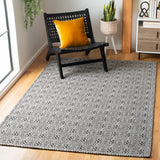 Augustine 400 Augustine 402  Power Loomed 65.0%Coton, 30.4%Polyester, 4.6%Viscose Rug Black / Light Grey