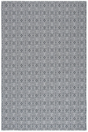 Augustine 400 Augustine 402  Power Loomed 65.0%Coton, 30.4%Polyester, 4.6%Viscose Rug Black / Light Grey