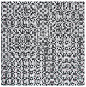 Augustine 400 Augustine 402  Power Loomed 65.0%Coton, 30.4%Polyester, 4.6%Viscose Rug Black / Light Grey