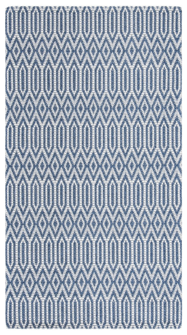Augustine 400 Augustine 405  Power Loomed 61.4%Coton, 34.7%Polyester, 3.9%Viscose Rug Navy / Light Grey