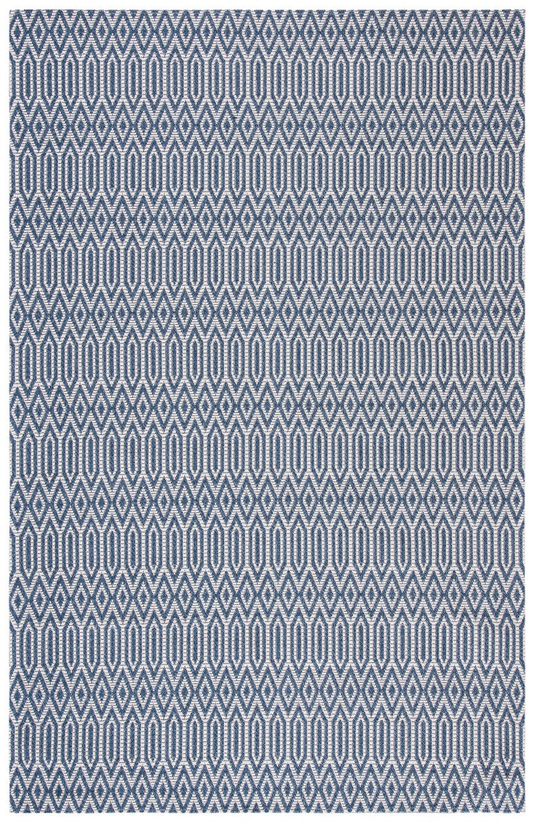 Augustine 400 Augustine 405  Power Loomed 61.4%Coton, 34.7%Polyester, 3.9%Viscose Rug Navy / Light Grey