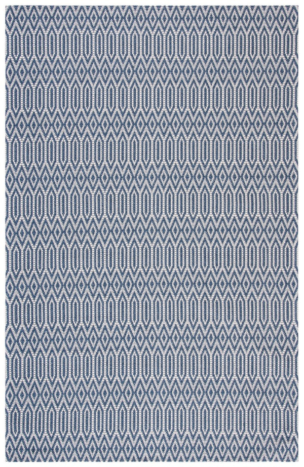 Augustine 400 Augustine 405  Power Loomed 61.4%Coton, 34.7%Polyester, 3.9%Viscose Rug Navy / Light Grey