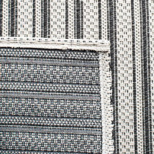 Augustine 400 Augustine 419  Power Loomed 67.8%Coton, 28.6%Polyester, 3.6%Viscose Rug Black / Light Grey