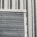 Augustine 400 Augustine 419  Power Loomed 67.8%Coton, 28.6%Polyester, 3.6%Viscose Rug Black / Light Grey