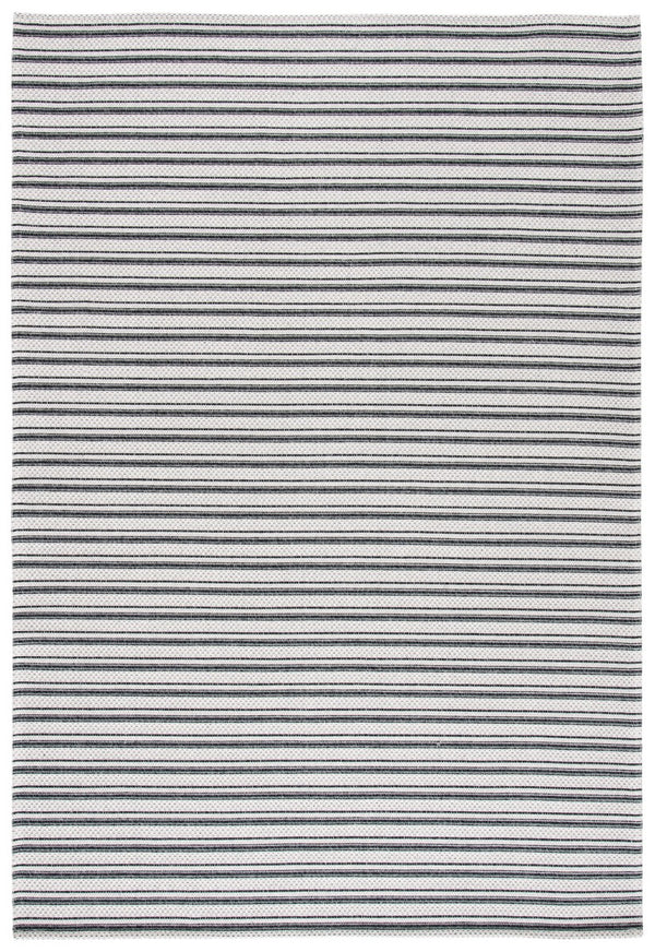 Augustine 400 Augustine 419  Power Loomed 67.8%Coton, 28.6%Polyester, 3.6%Viscose Rug Black / Light Grey