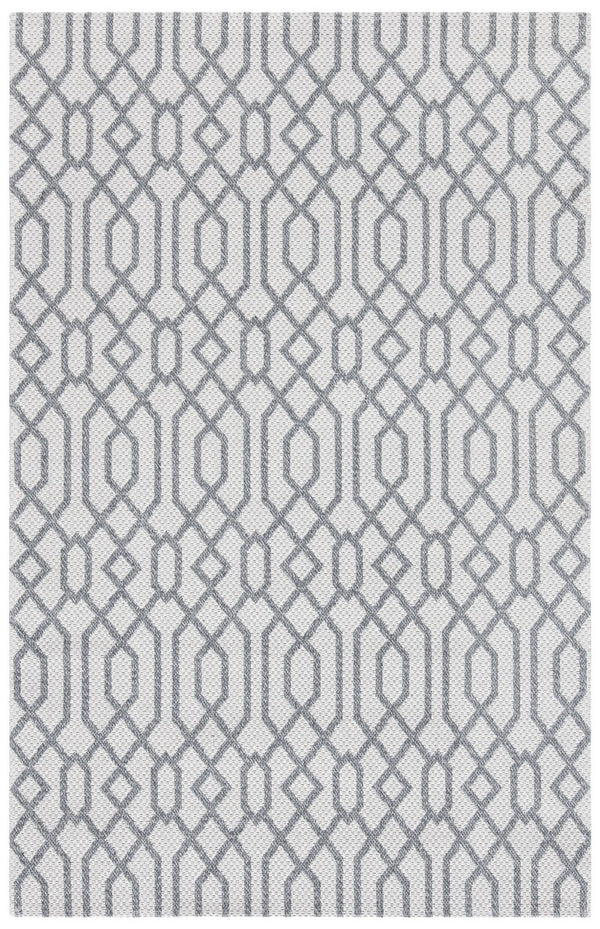 Augustine 400 Augustine 421  Power Loomed 74.8%Coton, 21.9%Polyester, 3.3%Viscose Rug Anthracite / Light Grey