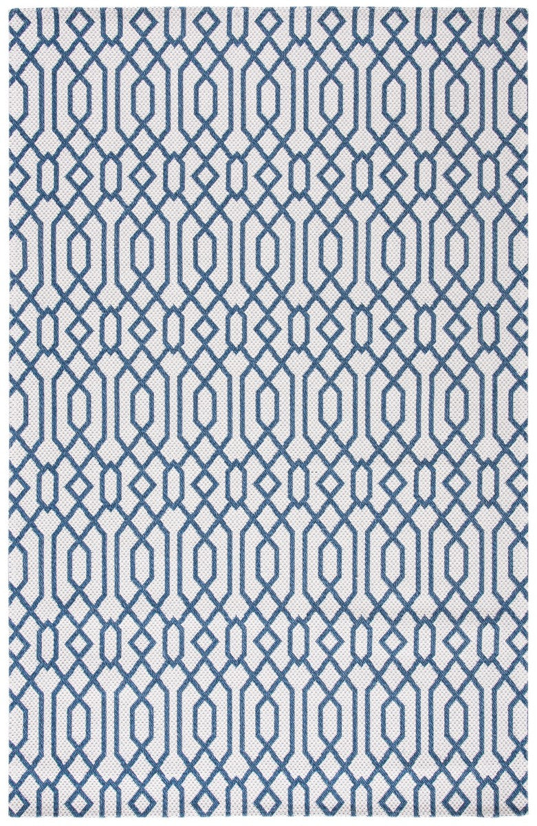Augustine 400 Augustine 421  Power Loomed 67.3%Coton,30.2%Polyester, 2.5%Viscose Rug Navy / Light Grey