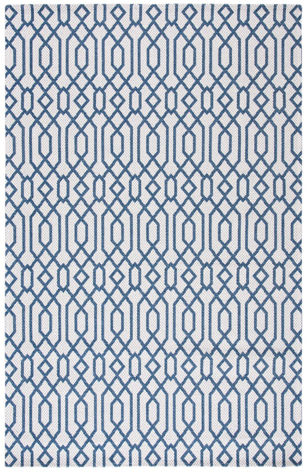 Augustine 400 Augustine 421  Power Loomed 67.3%Coton,30.2%Polyester, 2.5%Viscose Rug Navy / Light Grey