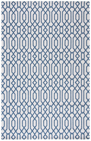 Augustine 400 Augustine 421  Power Loomed 67.3%Coton,30.2%Polyester, 2.5%Viscose Rug Navy / Light Grey