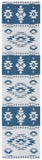 Augustine 400 Augustine 426  Power Loomed 63%Coton,33%Polyester, 4.0%Viscose Rug Navy / Creme