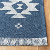 Augustine 400 Augustine 426  Power Loomed 63%Coton,33%Polyester, 4.0%Viscose Rug Navy / Creme