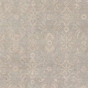 AMER Rugs Ainsley AIN-2 Hand-Knotted Bordered Classic Area Rug Light Blue 10' x 14'