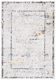 Amelia 207 Transitional Power Loomed 50% Polypropylene + 50% Polyester Rug Grey / Gold