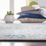 Amelia 207 Transitional Power Loomed 50% Polypropylene + 50% Polyester Rug Grey / Blue