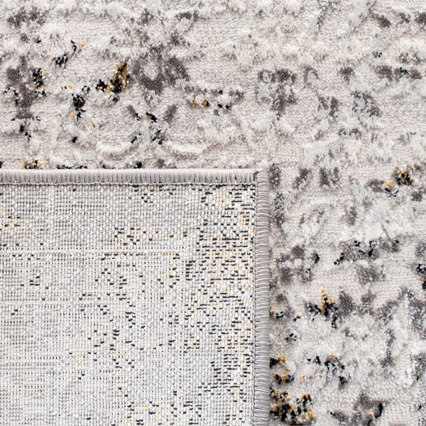 Amelia 239 Transitional Power Loomed 50% Polypropylene + 50% Polyester Rug Grey / Ivory