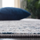 Amelia 239 Transitional Power Loomed 50% Polypropylene + 50% Polyester Rug Grey / Blue