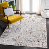 Amelia 254 Contemporary Power Loomed 50% Polypropylene + 50% Polyester Rug Grey / Gold