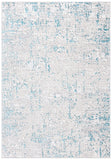 Amelia 254 Contemporary Power Loomed 50% Polypropylene + 50% Polyester Rug Grey / Turquoise