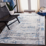 Amelia 271 Transitional Power Loomed 50% Polypropylene + 50% Polyester Rug Grey / Blue