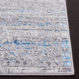 Amelia 298 Transitional Power Loomed 50% Polypropylene + 50% Polyester Rug Grey / Blue