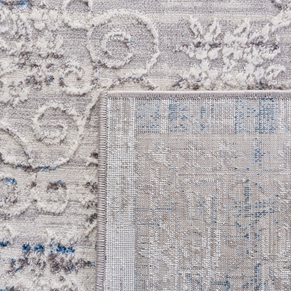 Amelia 298 Transitional Power Loomed 50% Polypropylene + 50% Polyester Rug Grey / Blue