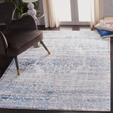 Amelia 298 Transitional Power Loomed 50% Polypropylene + 50% Polyester Rug Grey / Blue