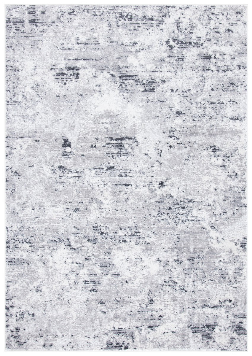 Amelia 700 Amelia 705 Contemporary Power Loomed 75% Polypropylene 25% Shrink Polyester Rug Grey / Ivory