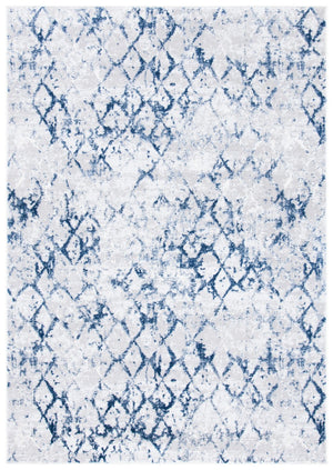 Amelia 700 Amelia 783 Contemporary Power Loomed 75% Polypropylene 25% Shrink Polyester Rug Grey / Navy