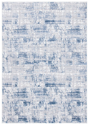 Amelia 700 Amelia 786 Contemporary Power Loomed 75% Polypropylene 25% Shrink Polyester Rug Navy / Light Grey