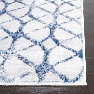 Amelia 700 Amelia 792 Contemporary Power Loomed 75% Polypropylene 25% Shrink Polyester Rug Grey / Navy