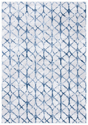 Amelia 700 Amelia 792 Contemporary Power Loomed 75% Polypropylene 25% Shrink Polyester Rug Grey / Navy