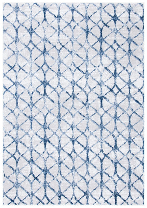 Amelia 700 Amelia 792 Contemporary Power Loomed 75% Polypropylene 25% Shrink Polyester Rug Grey / Navy