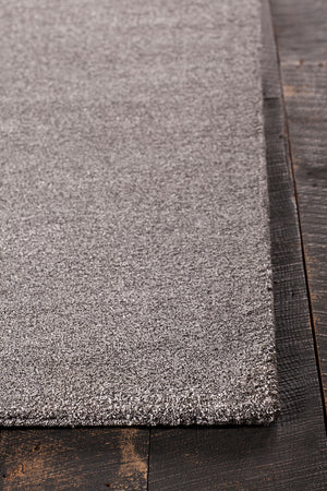 Chandra Rugs Alcon 100% Polyester Hand-Woven Contemporary Rug Silver 7'9 x 10'6