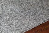 Chandra Rugs Alcon 100% Polyester Hand-Woven Contemporary Rug Silver 7'9 x 10'6