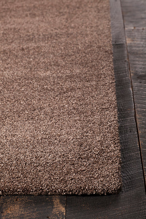 Chandra Rugs Alcon 100% Polyester Hand-Woven Contemporary Rug Brown 7'9 x 10'6