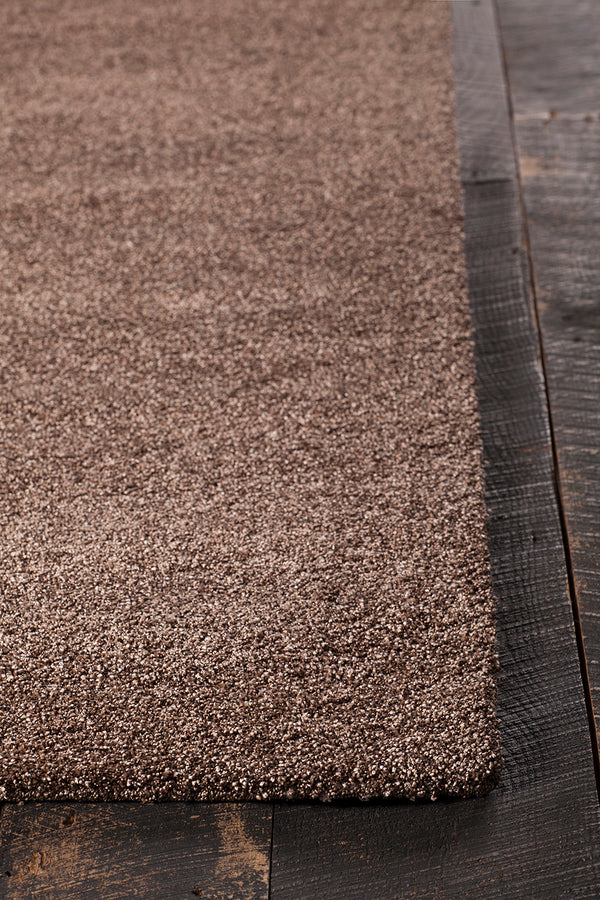 Chandra Rugs Alcon 100% Polyester Hand-Woven Contemporary Rug Brown 7'9 x 10'6