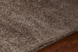 Chandra Rugs Alcon 100% Polyester Hand-Woven Contemporary Rug Brown 7'9 x 10'6