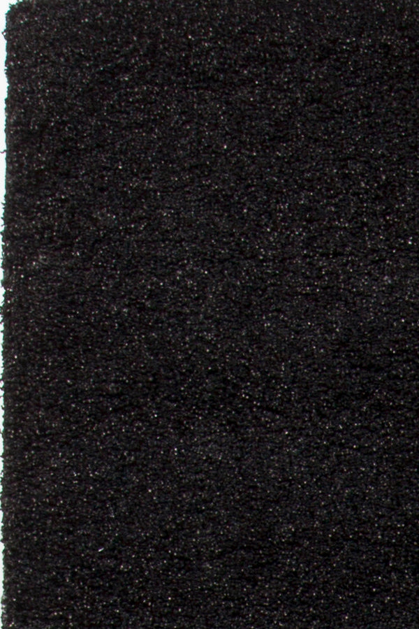 Chandra Rugs Alcon 100% Polyester Hand-Woven Contemporary Rug Black 7'9 x 10'6