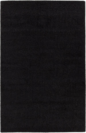 Chandra Rugs Alcon 100% Polyester Hand-Woven Contemporary Rug Black 7'9 x 10'6