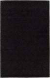 Chandra Rugs Alcon 100% Polyester Hand-Woven Contemporary Rug Black 7'9 x 10'6