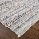 Alden Contemporary Bohemian Shag Rug, Gray/Red/Yellow, 2ft x 3ft Area Rug