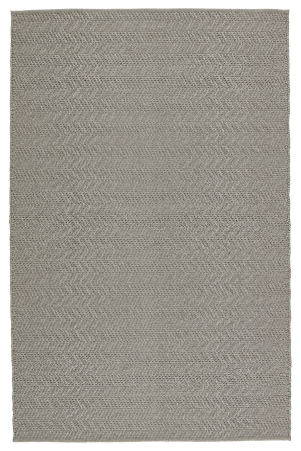 Jaipur Living Saeler Indoor/ Outdoor Striped Gray Area Rug (10'X14')