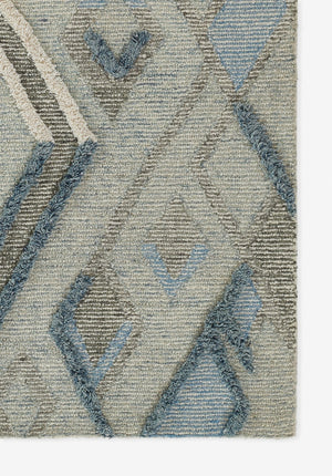 Momeni Allegro ALL-1 Hand Tufted Contemporary Moroccan Indoor Area Rug Blue 8' x 10' ALEGRALL-1BLU80A0