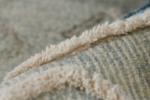 Momeni Allegro ALL-1 Hand Tufted Contemporary Moroccan Indoor Area Rug Blue 8' x 10' ALEGRALL-1BLU80A0