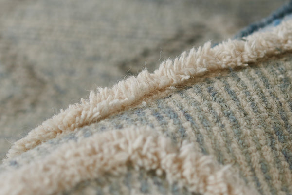 Momeni Allegro ALL-1 Hand Tufted Contemporary Moroccan Indoor Area Rug Blue 8' x 10' ALEGRALL-1BLU80A0