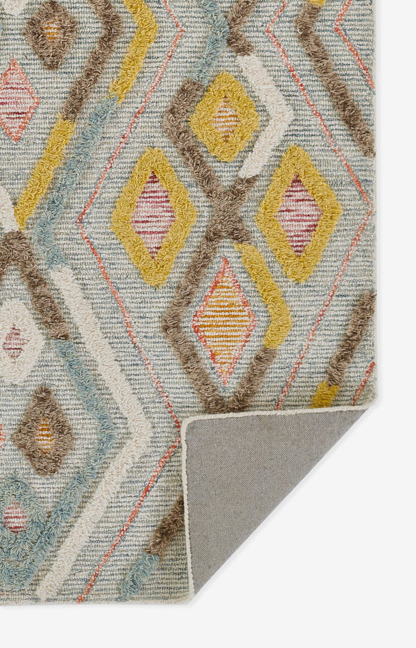 Momeni Allegro ALL-3 Hand Tufted Contemporary Moroccan Indoor Area Rug Multi 8' x 10' ALEGRALL-3MTI80A0