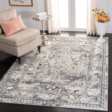 Alhambra 600 Alhambra 610 Traditional Power Loomed 60% Polypropylene, 40% Shrink Poly Rug Grey / Cream